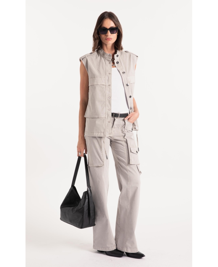 Calça Color Twill Patte Silver