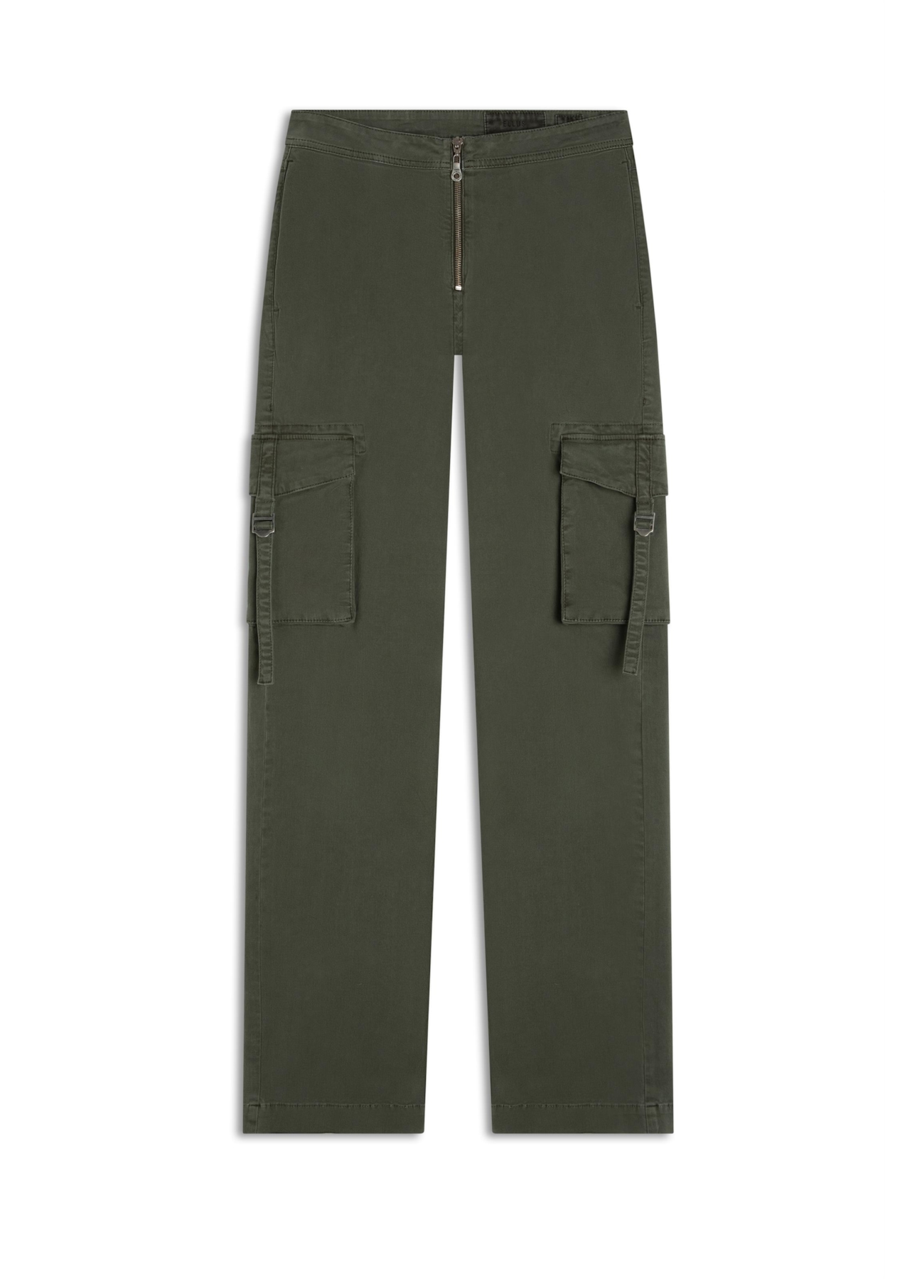 Calça Color Twill Power Cargo Verde Escuro