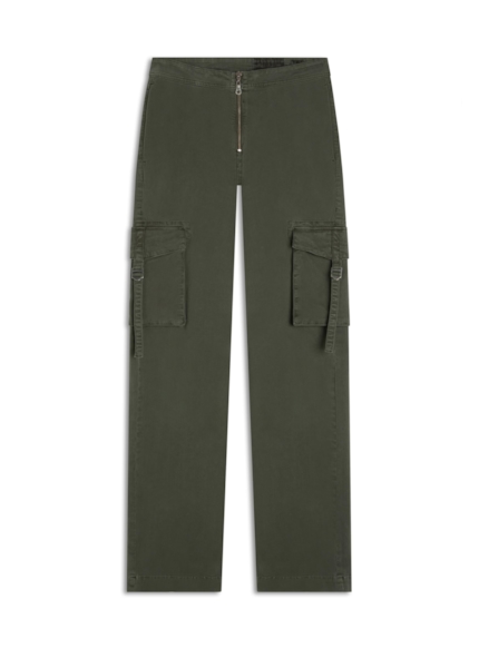 Calça Color Twill Power Cargo Verde Escuro