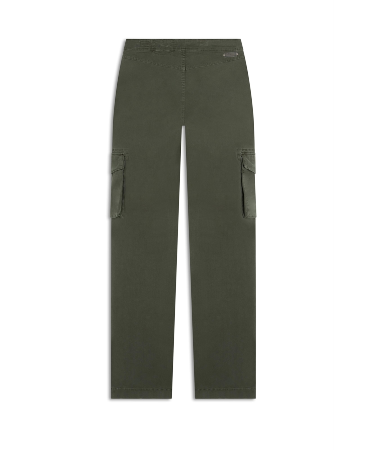 Calça Color Twill Power Cargo Verde Escuro