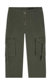 Calça Color Twill Power Cargo Verde Escuro