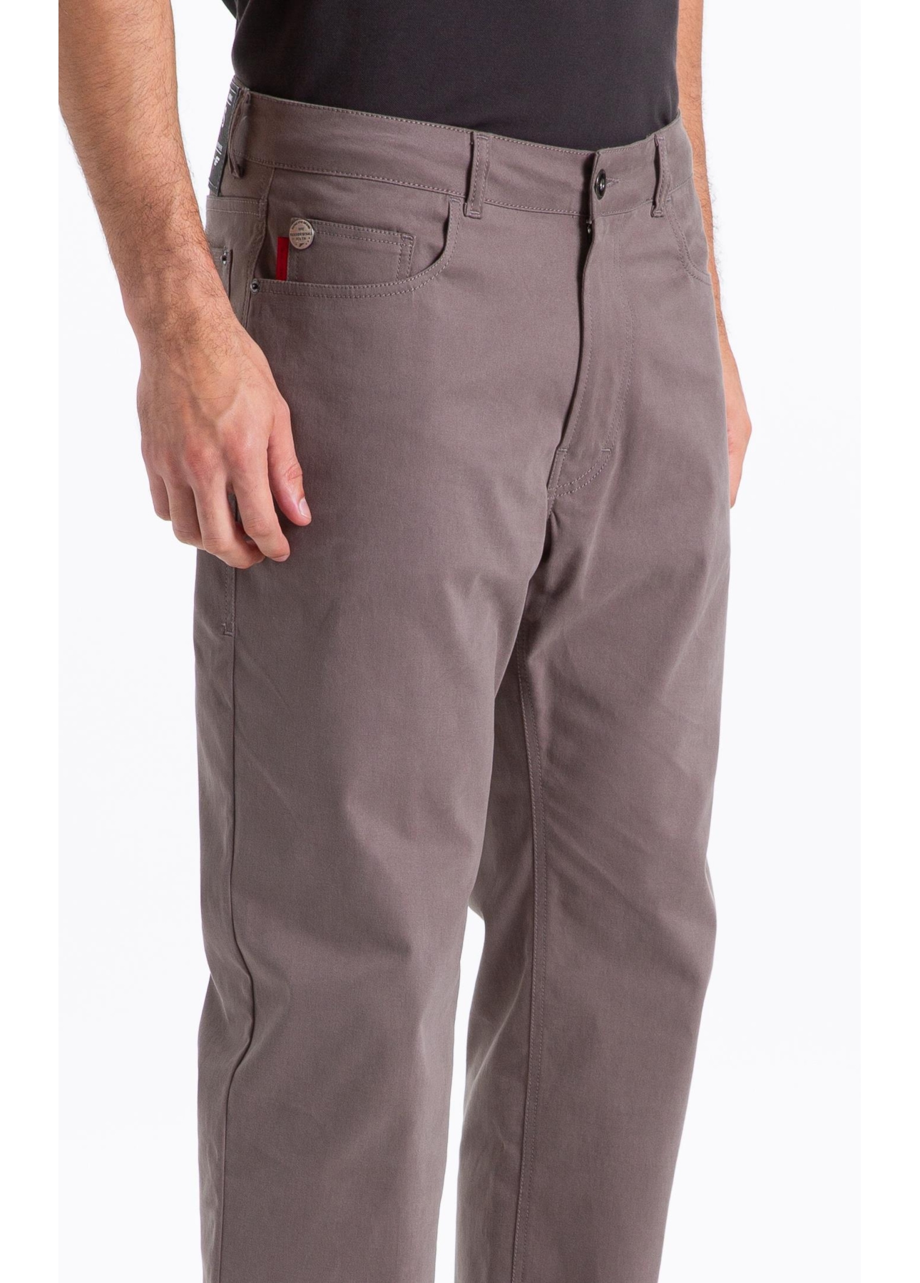 Calça Color Twill Power (Classic) 5 Pockets Castor