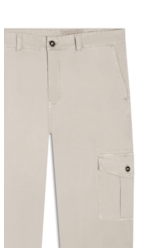 Calça Color Twill Power Classic Cargo Silver