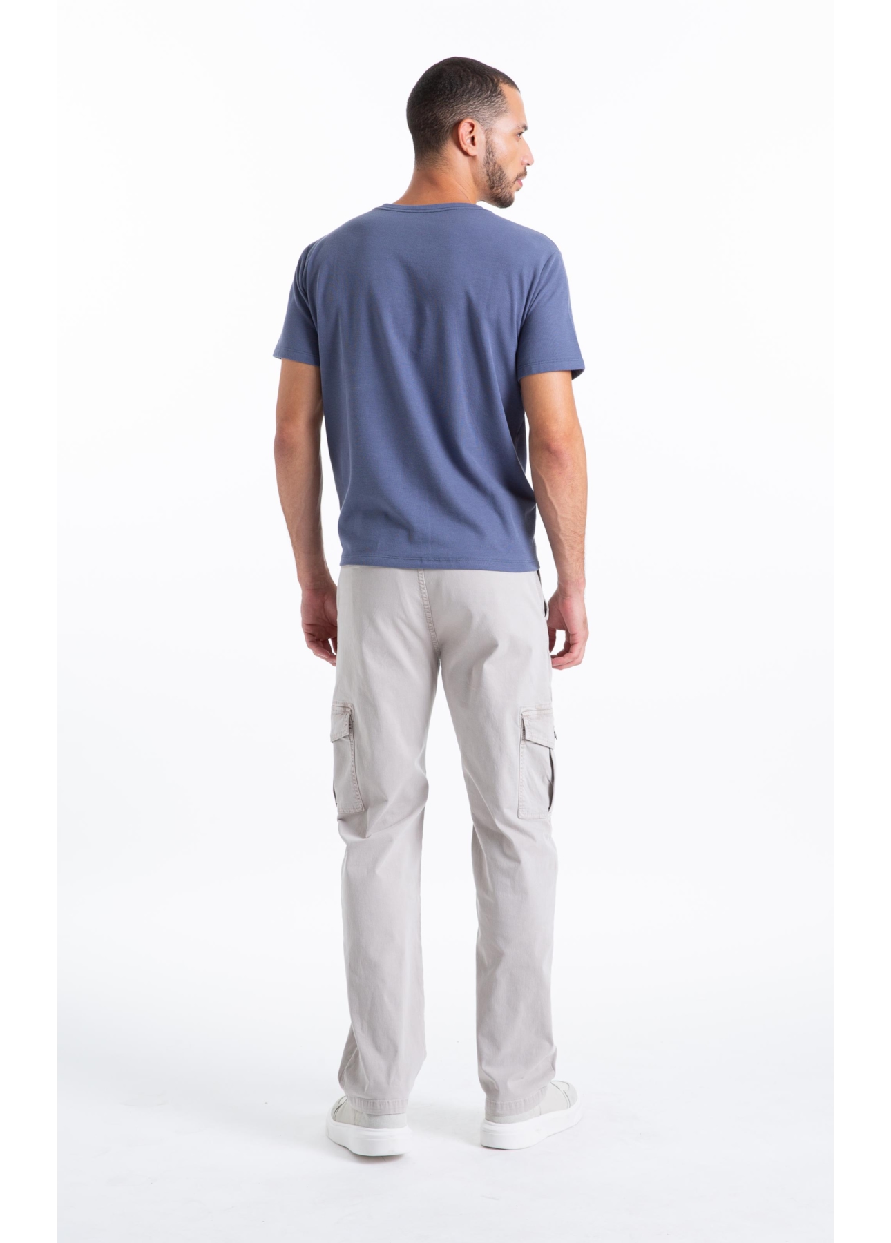 Calça Color Twill Power Classic Cargo Silver