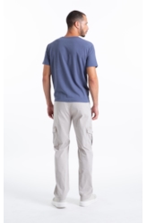 Calça Color Twill Power Classic Cargo Silver