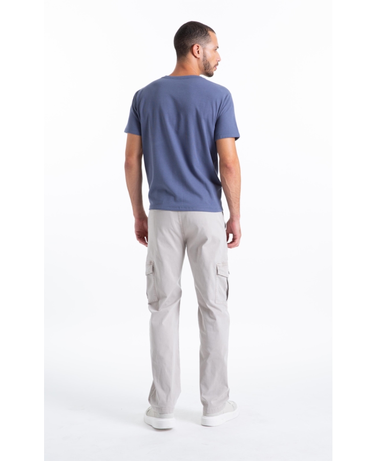 Calça Color Twill Power Classic Cargo Silver