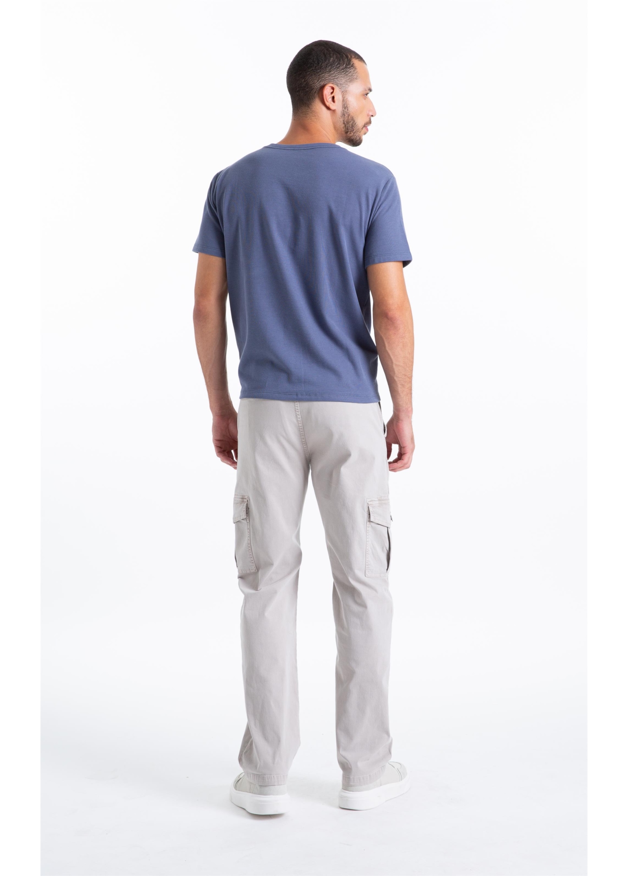 Calça Color Twill Power Classic Cargo Silver