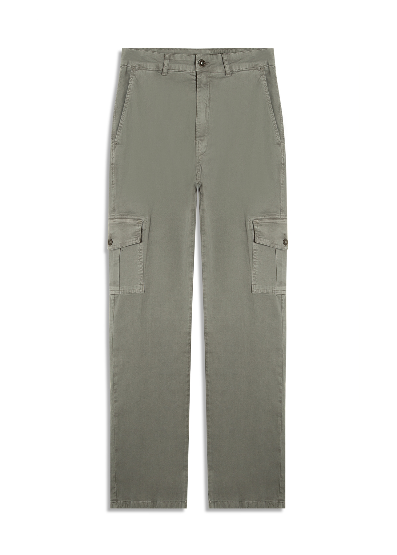 Calça Color Twill Power Classic Cargo Verde Oliva