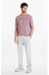 Calça Color Twill Power Classic Prata