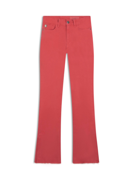 Calça Color Twill Power Flare Goiaba