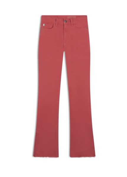 Calça Color Twill Power Flare Goiaba