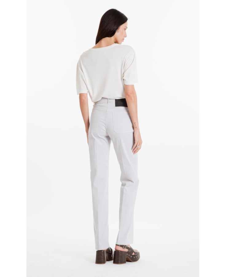 Calça Color Twill Power Gisele Prata