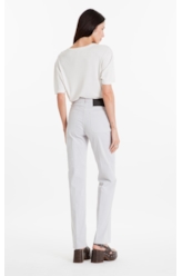 Calça Color Twill Power Gisele Prata
