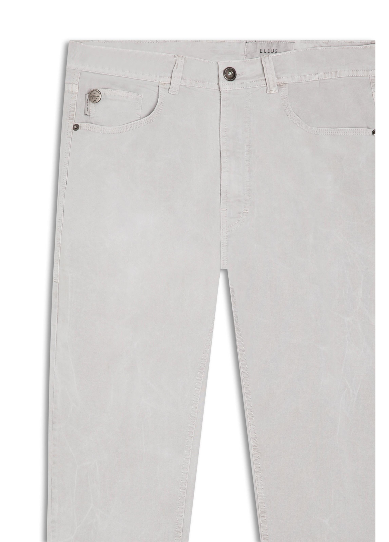 Calça Color Twill Power Marble Wash Cinza Claro