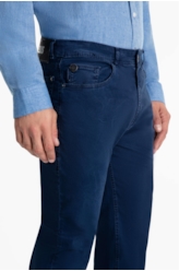 Calça Color Twill Power Marble Wash Marinho