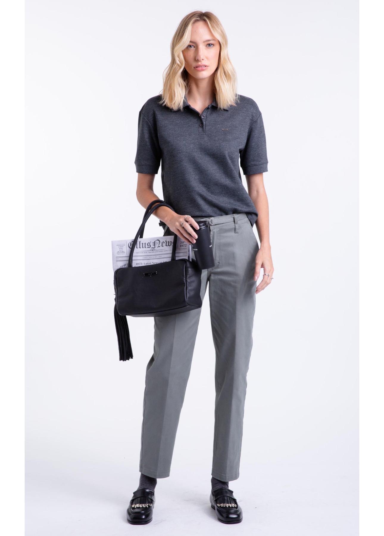 Calça Color Twill Power Mom Grama