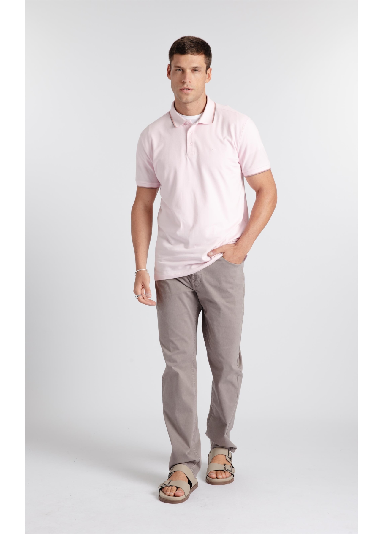 Calça Color Twill Power Niquel