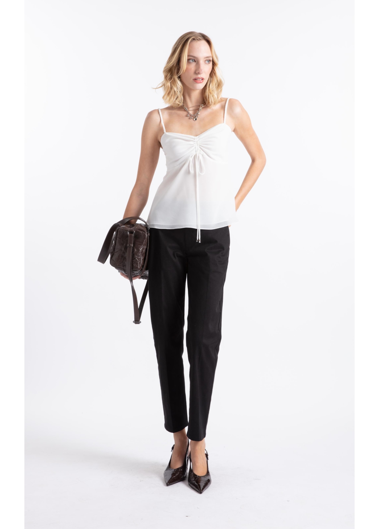 Calça Color Twill Power (Paris) b Faca Preto