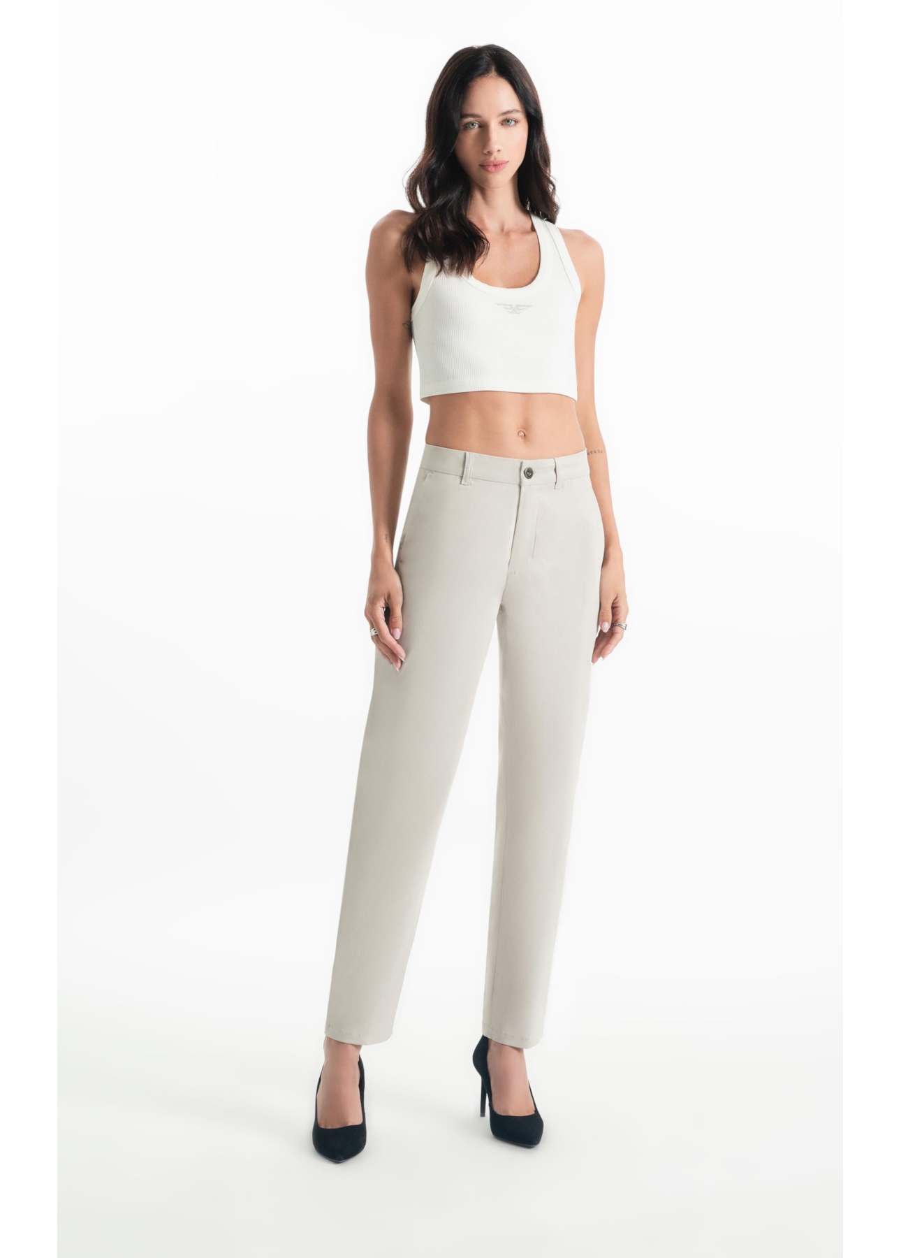 Calça Color Twill Power (Paris) b Faca Silver