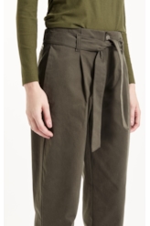 Calça Color Twill Power Paris Verde Escuro