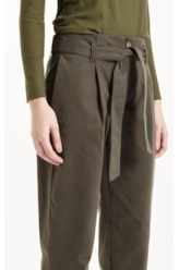 Calça Color Twill Power Paris Verde Escuro