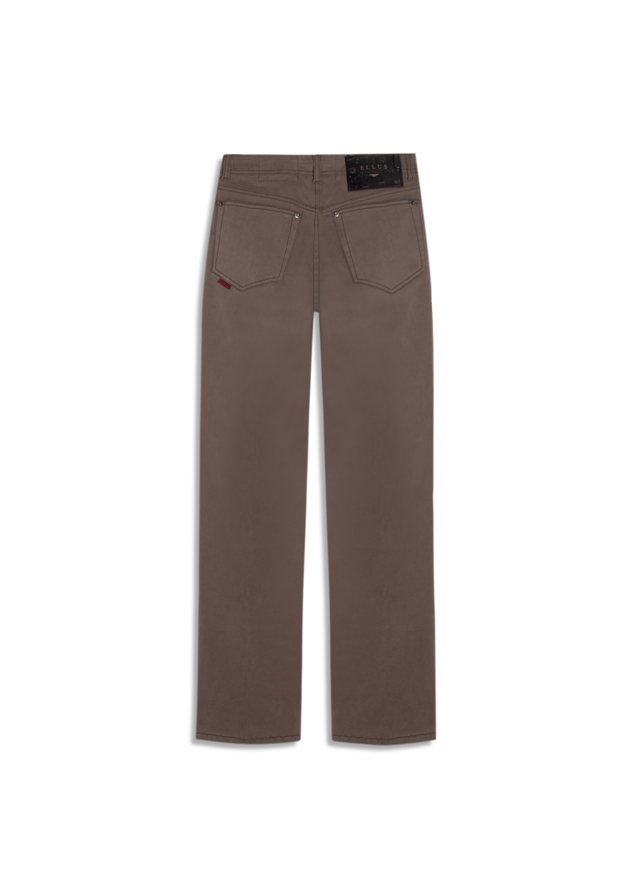 Calça Color Twill Power (Reta) 5 Pockets Castor