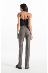 Calça Color Twill Power (Reta) 5 Pockets Castor