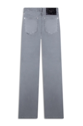 Calça Color Twill Power Reta 5 Pockets Verde Oliva