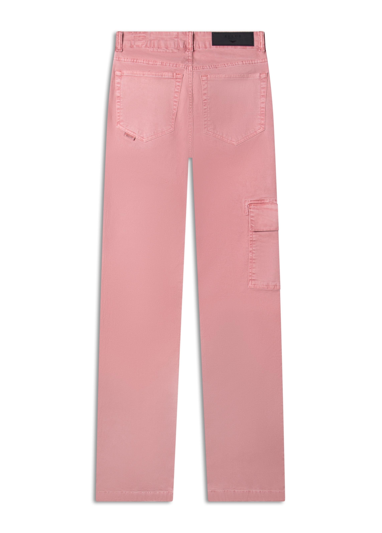 Calça Color Twill Power Reta Cargo Blush