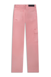 Calça Color Twill Power Reta Cargo Blush