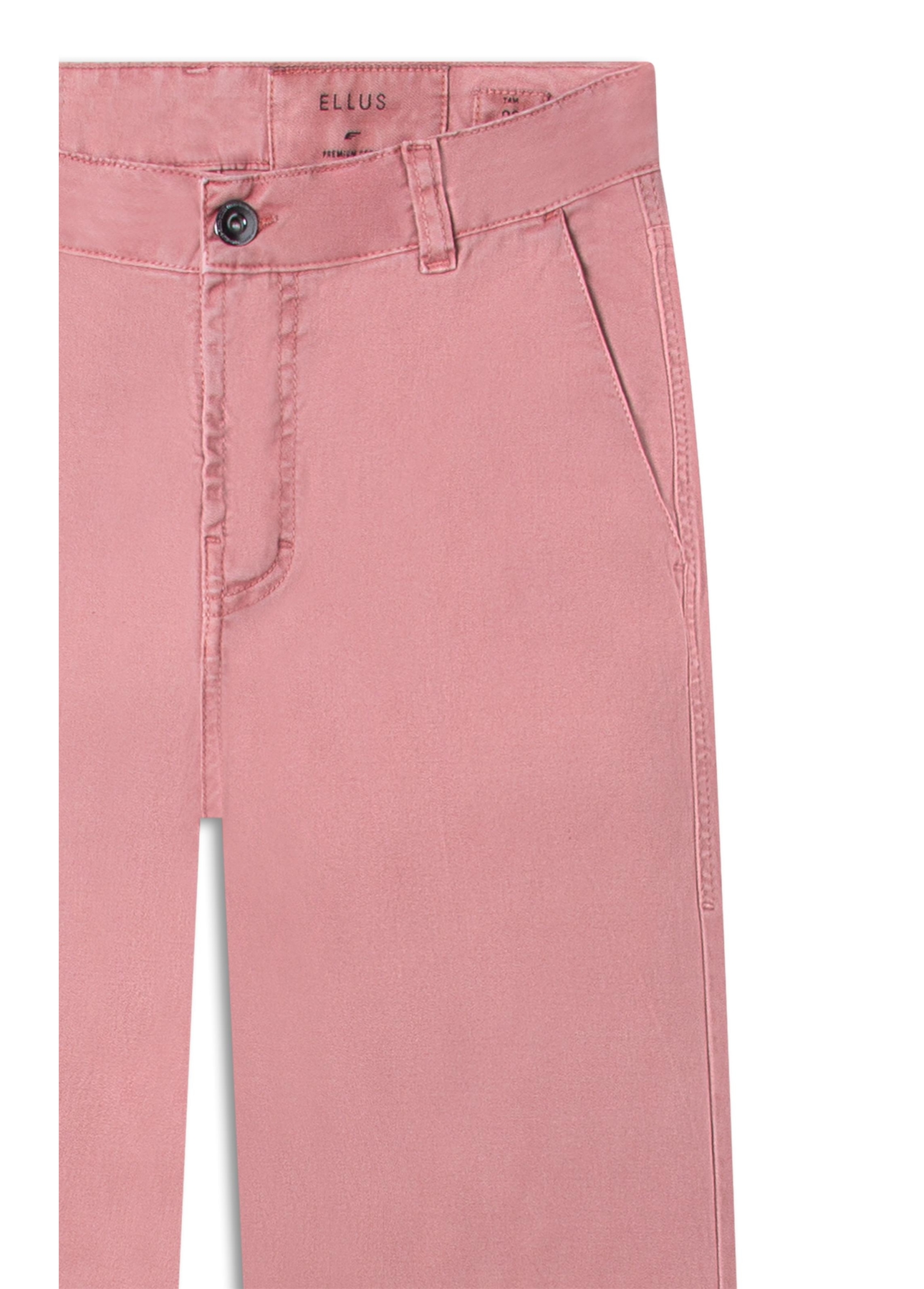 Calça Color Twill Power Reta Cargo Blush