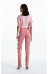 Calça Color Twill Power Reta Cargo Blush
