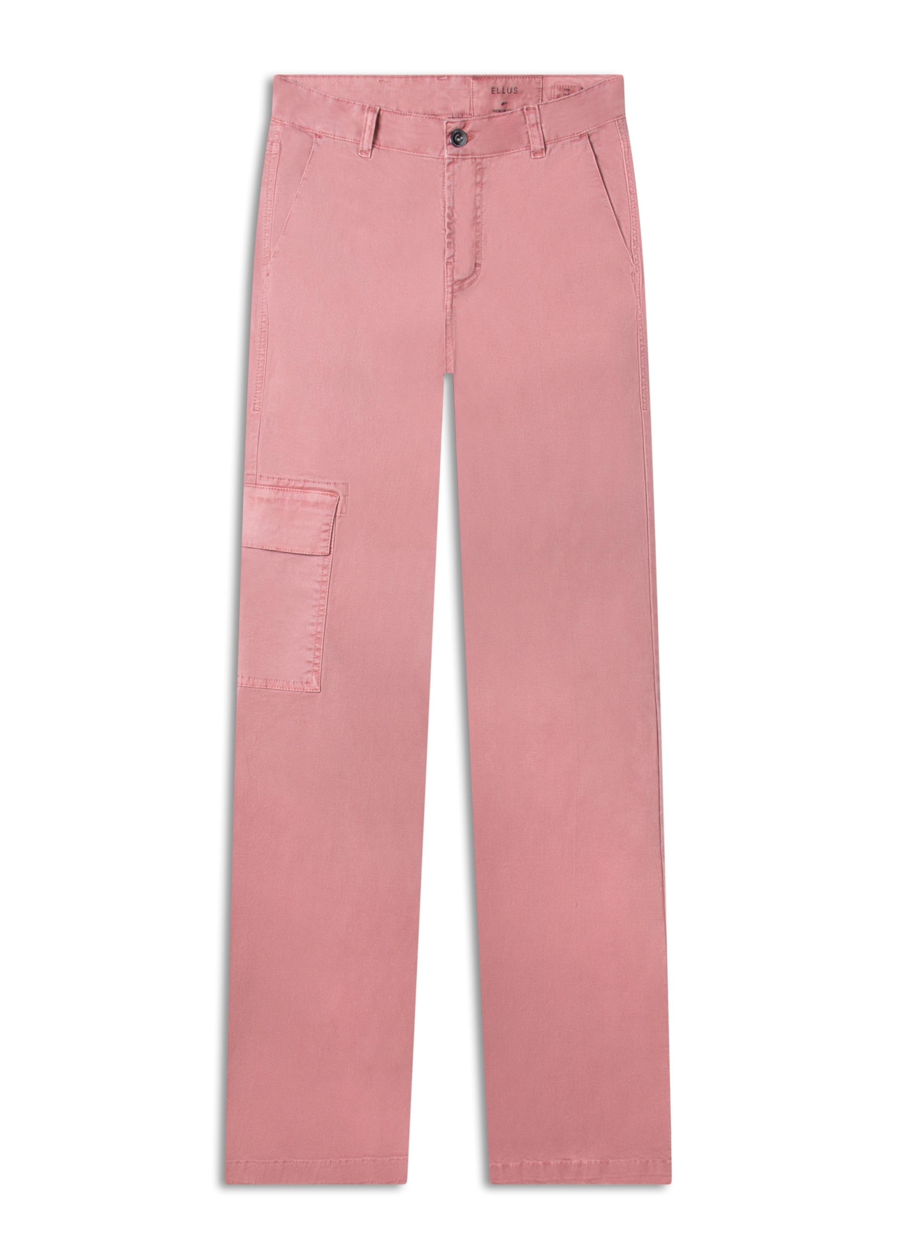 Calça Color Twill Power Reta Cargo Blush