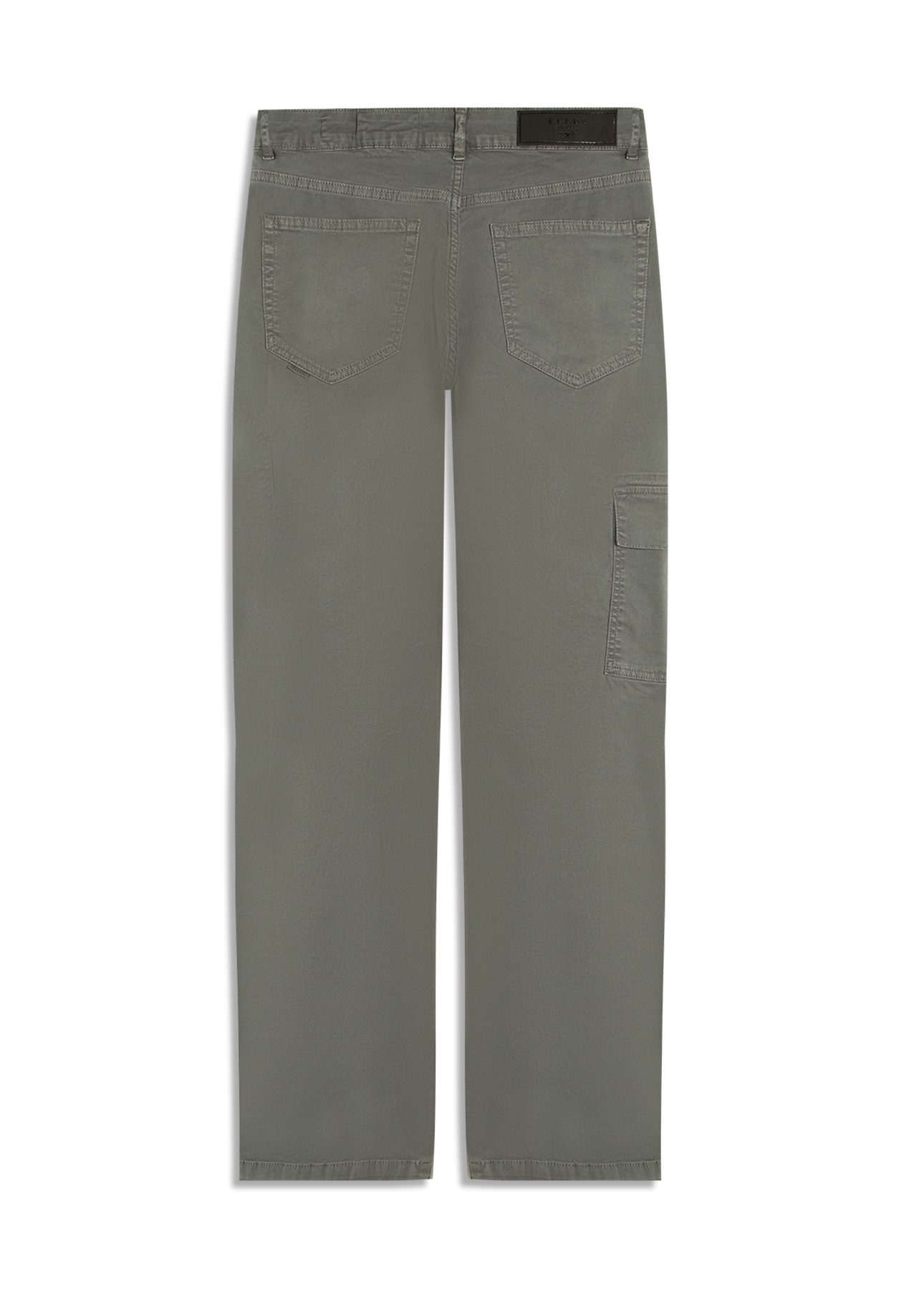 Calça Color Twill Power Reta Cargo Verde Oliva