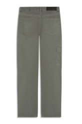 Calça Color Twill Power Reta Cargo Verde Oliva