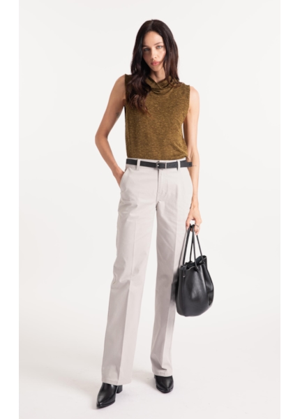 Calça Color Twill Power Silver