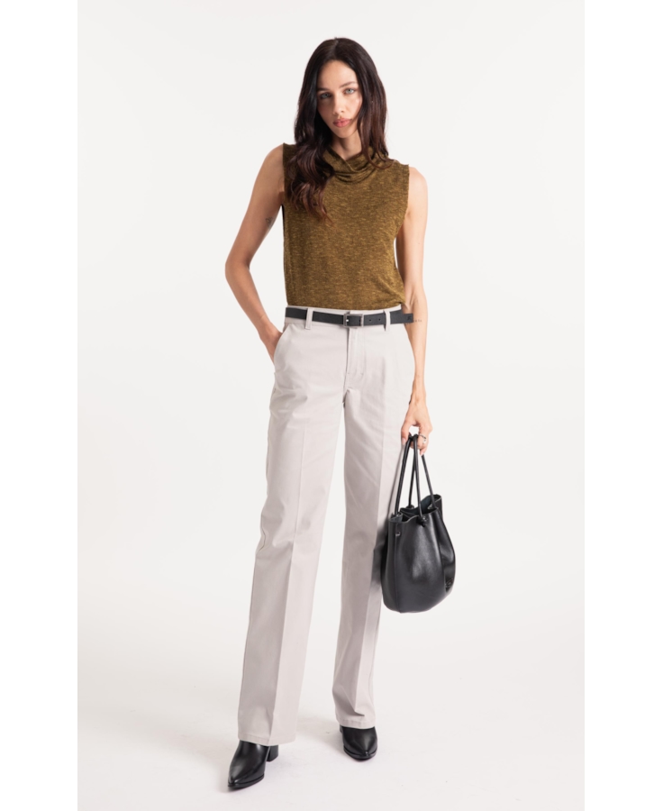 Calça Color Twill Power Silver