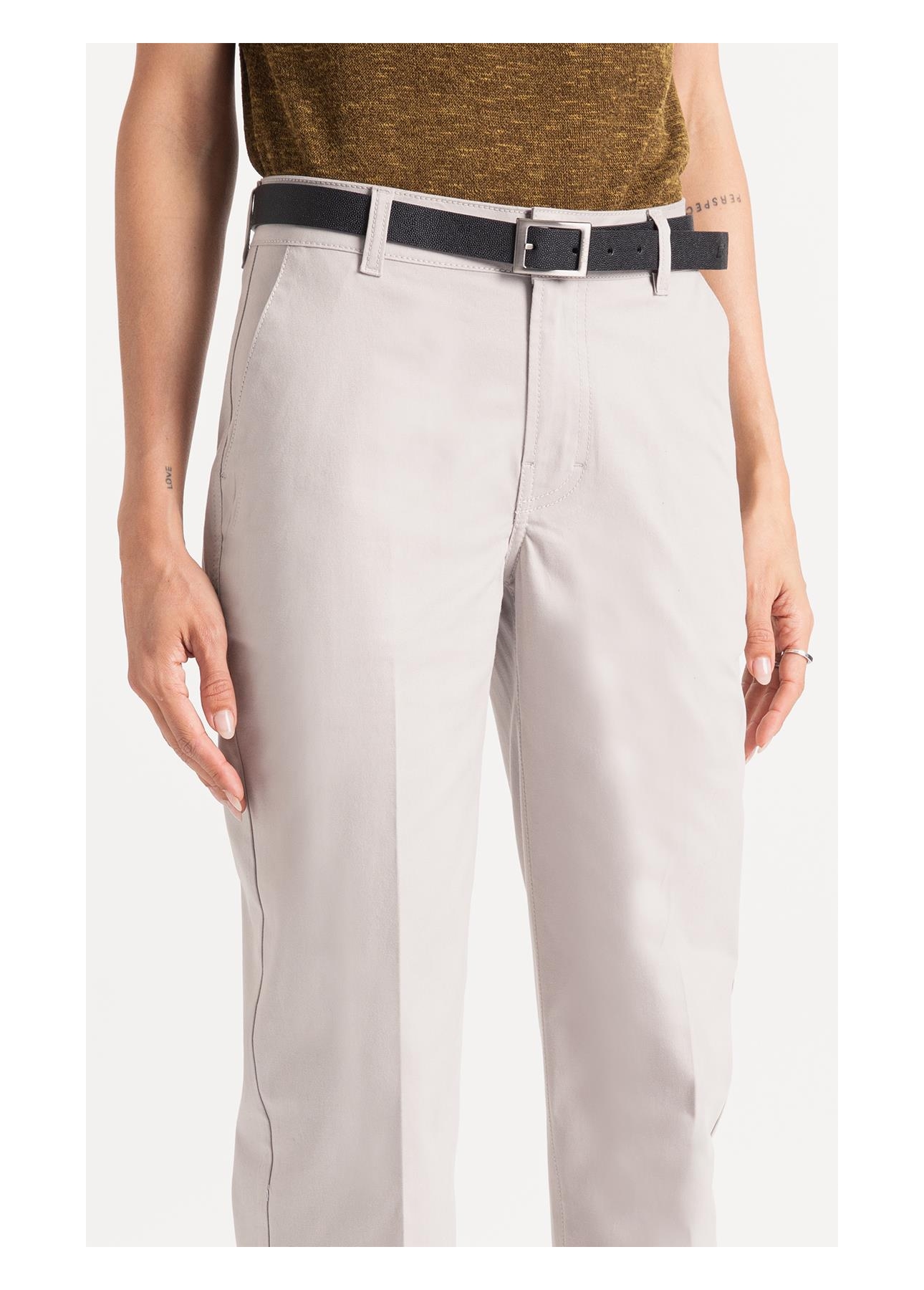 Calça Color Twill Power Silver