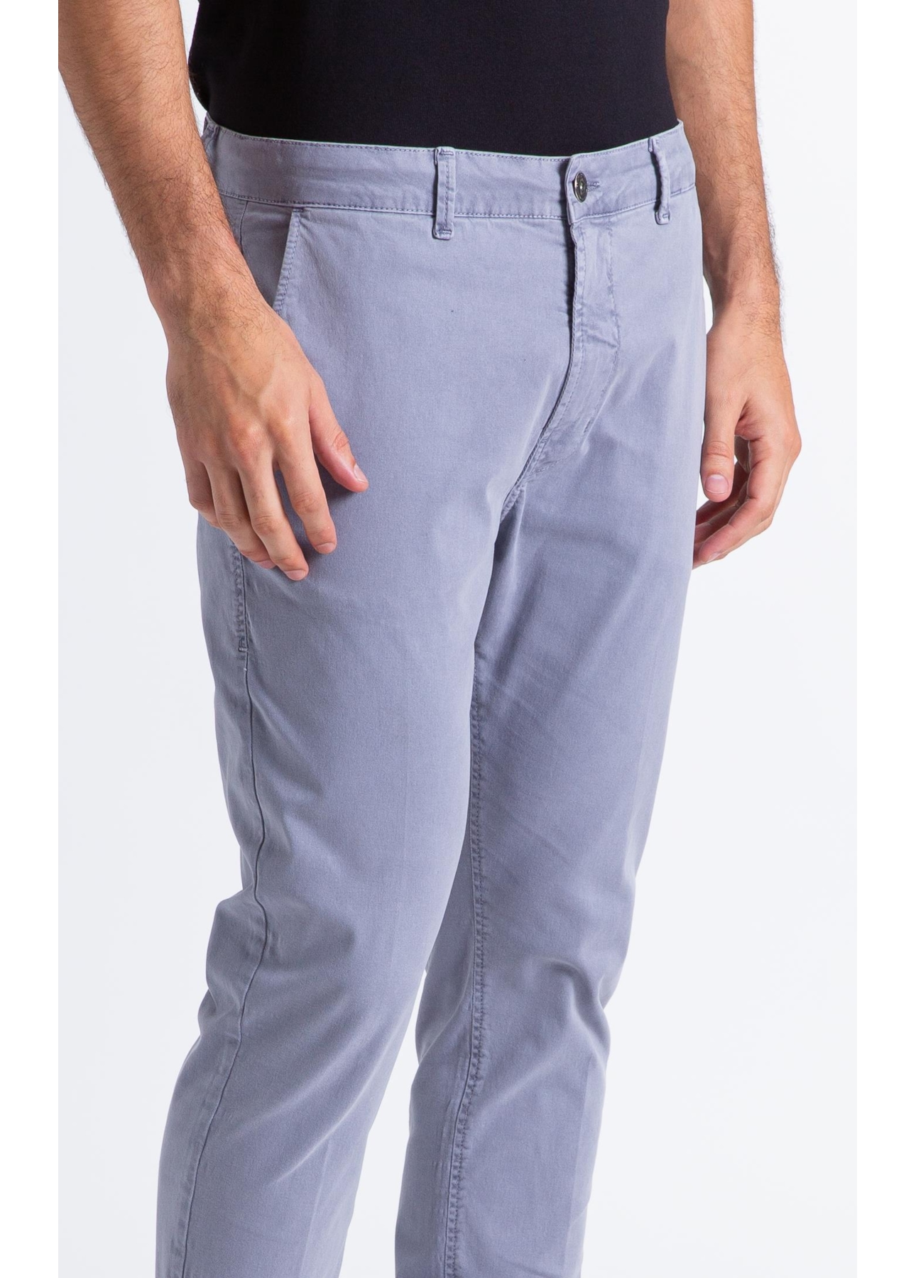 Calça Color Twill Power Skinny B.Faca Blue Vintage