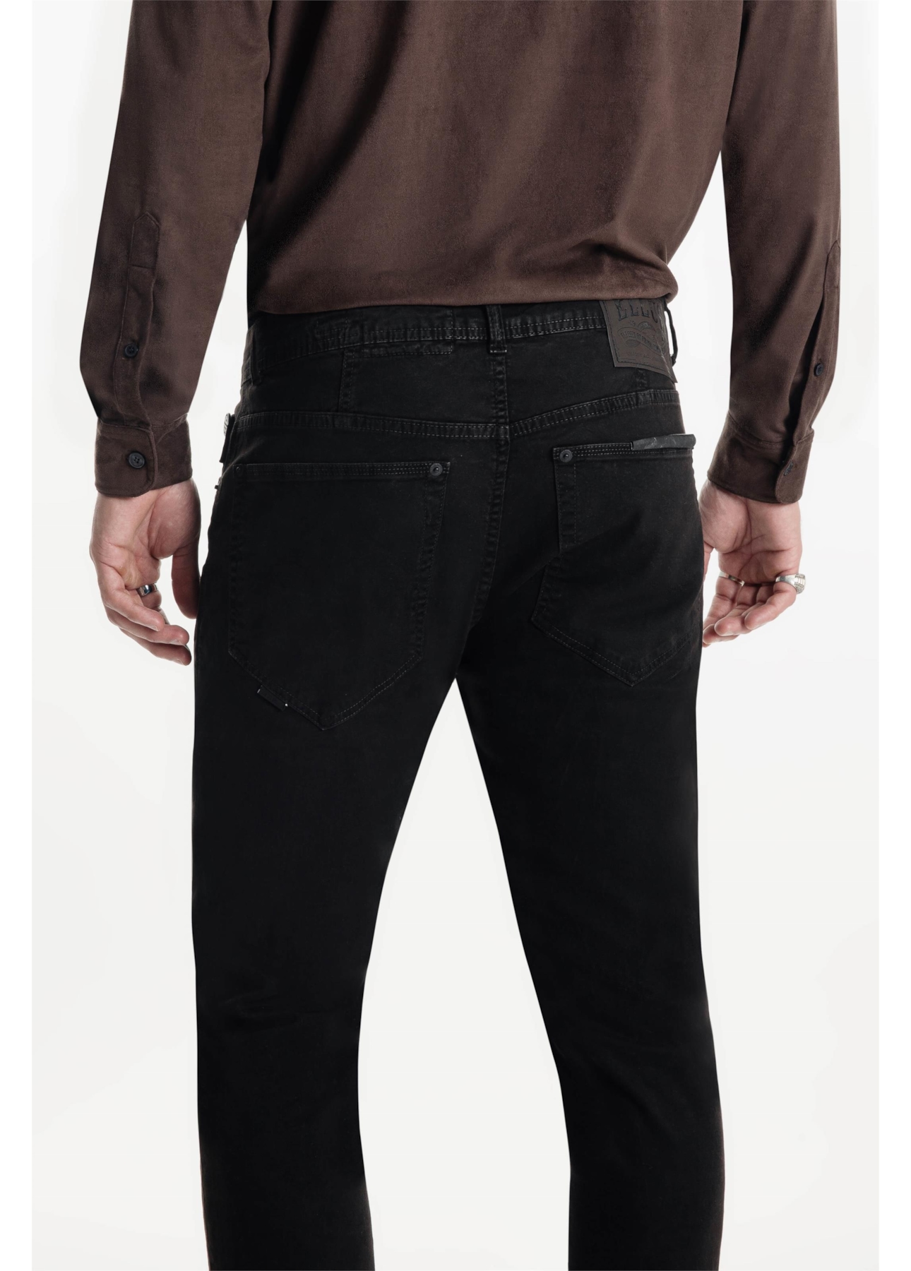 Calça Color Twill Power Skinny Marrom Escuro