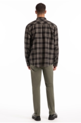 Calça Color Twill Power Skinny Verde Escuro