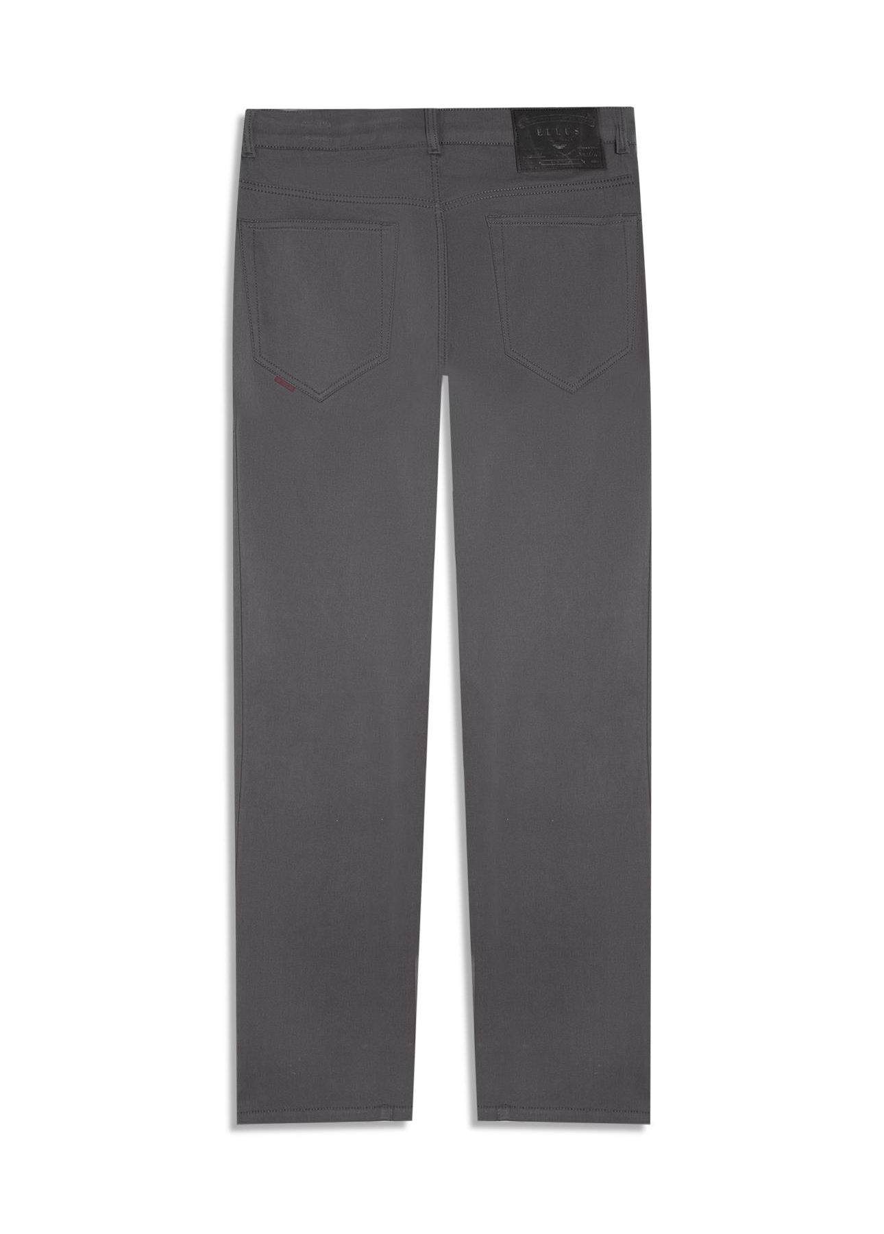 Calça Color Twill Power (Slim) 5 Pockets Cinza Medio