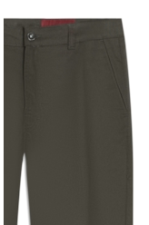 Calça Color Twill Power Slim b Faca Verde Militar