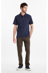 Calça Color Twill Power Slim b Faca Verde Militar