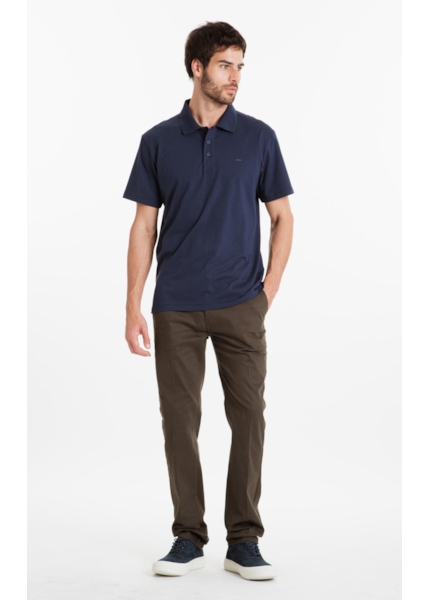 Calça Color Twill Power Slim b Faca Verde Militar