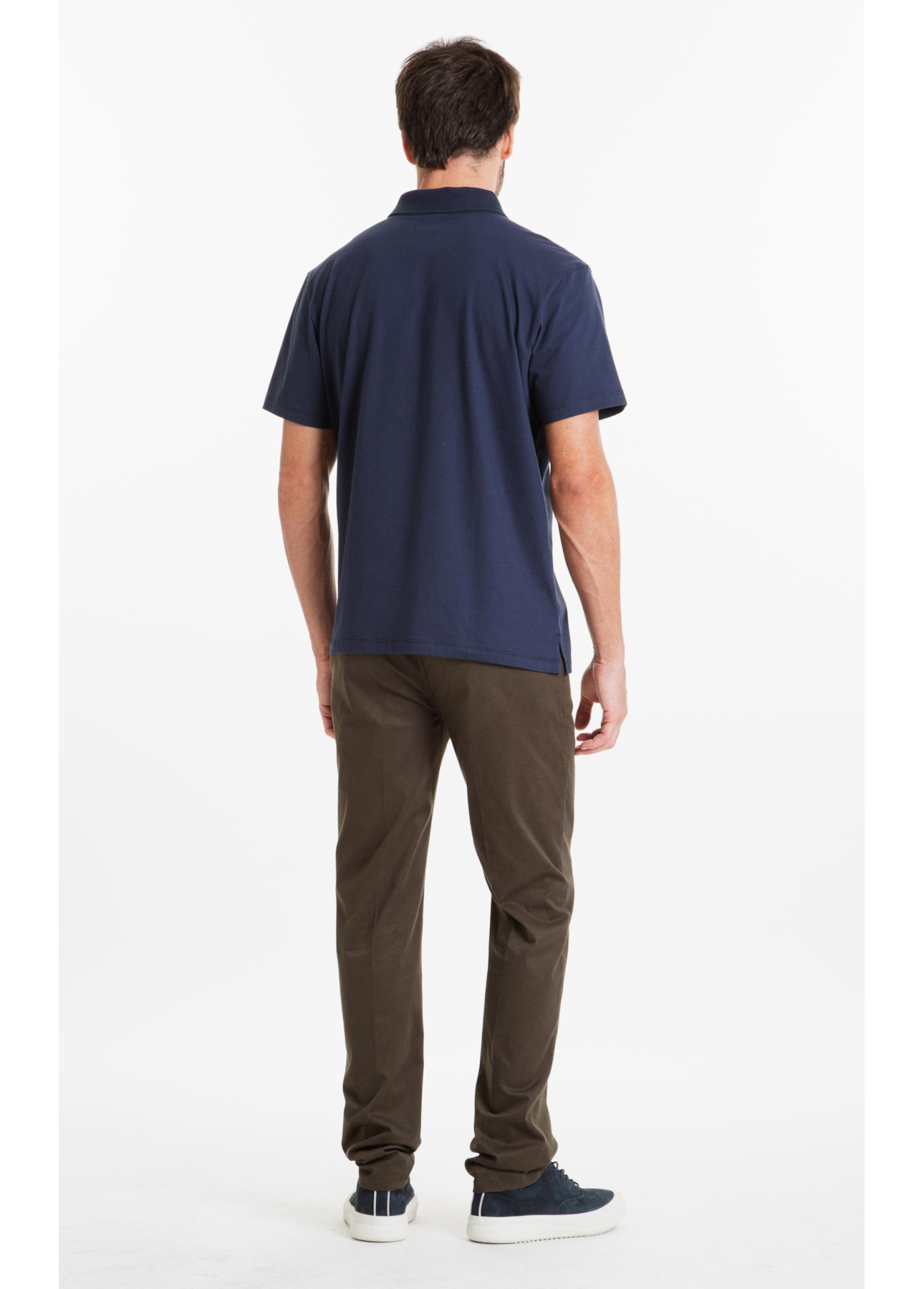 Calça Color Twill Power Slim b Faca Verde Militar