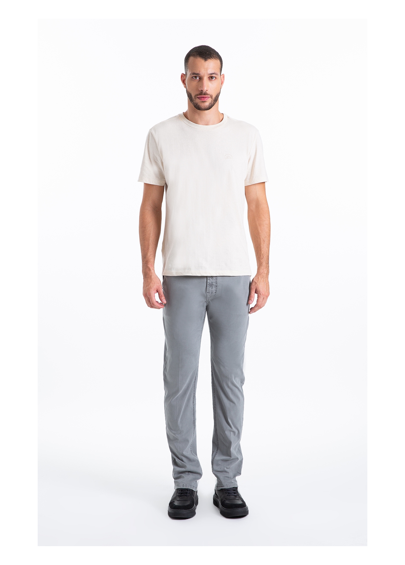 Calça Color Twill Power Slim b Faca Verde Oliva