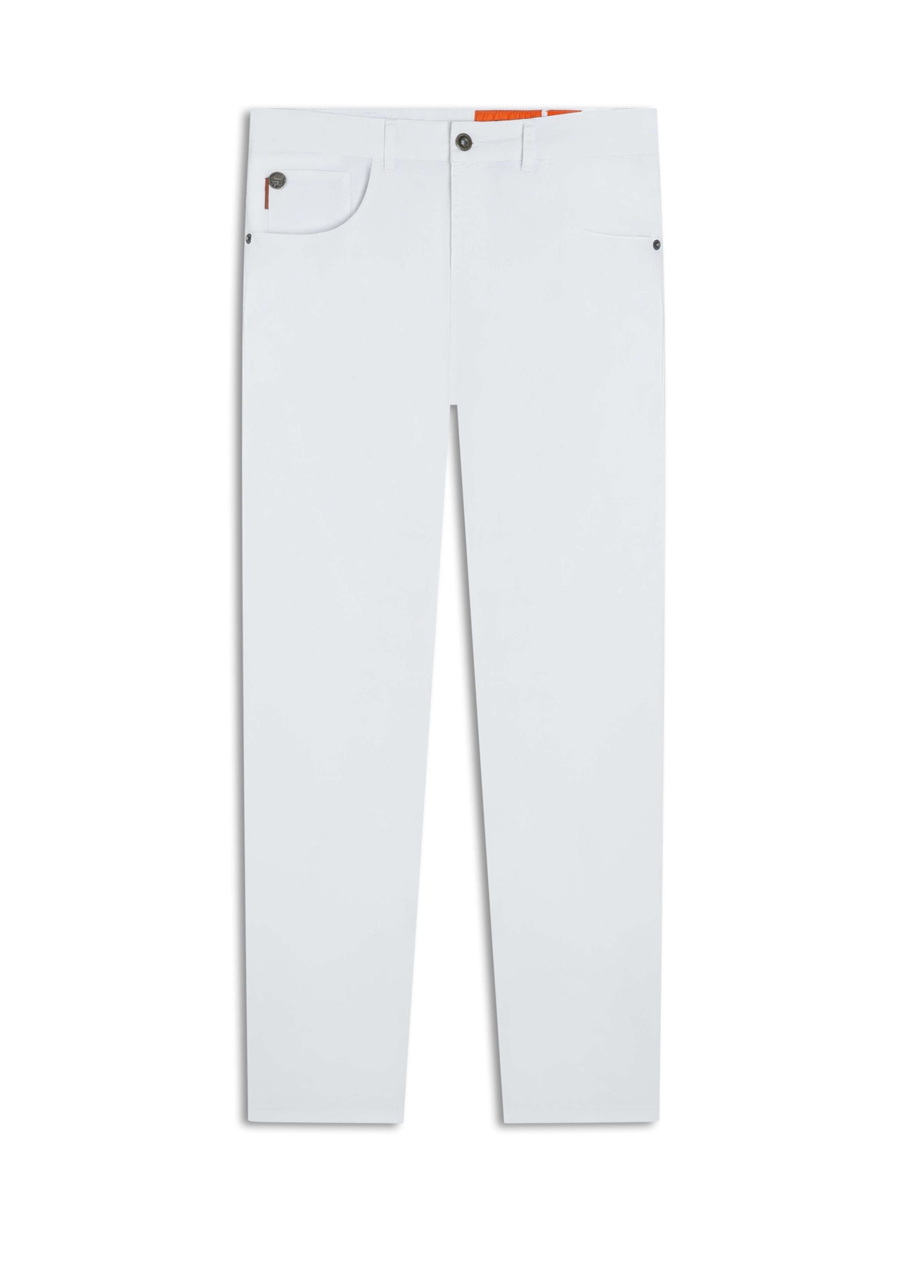 Calça Color Twill Power Slim Branco