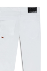 Calça Color Twill Power Slim Branco