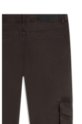 Calça Color Twill Power Slim Cargo Plumbo